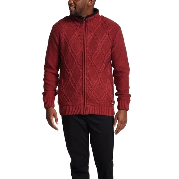 AMERICAN Stitch Hooded Thick Sweater Jacket Size: M - Picture 2 of 16